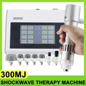 300MJ Shockwave Therapy Machine With 7 Heads Erectile Dysfunction And Body Pain Relief Shock Wave Instrument Body Massager