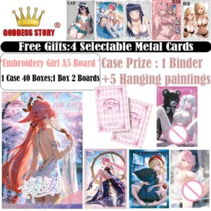 Embroidery Girl A5 Board Game: Goddess Story Collection – Anime Swimsuit Party Cards Ideal Girls Favoriting Doujin Hobbies Gifts