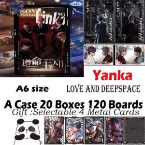 Yanka LOVE AND DEEPSPACE Colored Paper Hobby Game Manfu Collection Card Husbando Card Shen Xinghui Doujin Toys Card Gifts