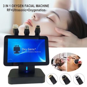 Newest Design 3 in 1 CO2 Bubble Oxygen Therapy Beauty Machine Deep Cleansing Wrinkle Removal Oxygenation Facial Machine