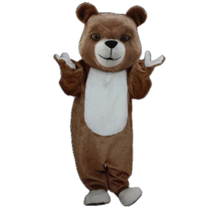 Papa Bear Plush Mascot Costume Adult Size Stage Performance Costumes Props With Mini fan and Helmet SW527