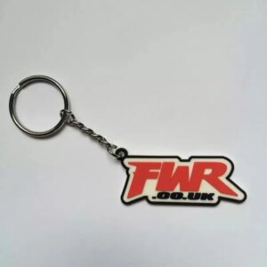 Custom 2D Rubber Company Logo Keyring High Quality Key Holder Cheap OEM Logo For Gifts 100pcs Wholesale Free Shipping