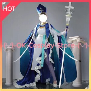[Custom Made] Game Fate Grand Order FGO Joan Cosplay Costume Party Dress Halloween Carnival Uniforms Anime Clothing