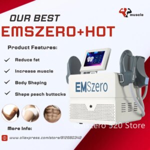 6500W EMSzero Muscle Stimulate Fat Removal Body Slimming Butt Build Sculpt Machine EMS Weight Lose for Salon