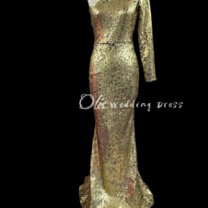 customized Shiny Mermaid Customized Evening Dresses For Formal Occasion Party Gown Off Shoulder Prom Dress 2024 Newest