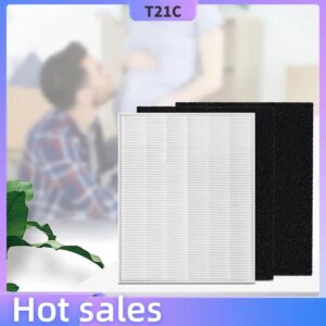 T21C AP-1512HH Replacement Filter For Coway Airmega AP1512HH Air Purifier, 3304899, 4 HEPA Filters & 8 Carbon Filters
