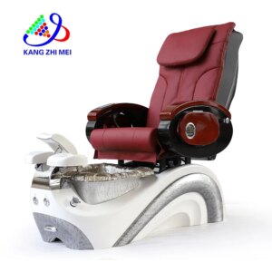 High Level Kangmei beutyNail Salon Furniture Modern luxur Electric Pipeless Whirlpool Foot Spa Massage Pedicure Chair