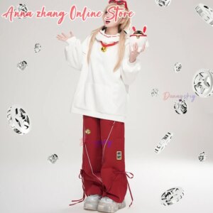 Doujin Eous Cosplay Coat Game Zenless Zone Zero Cosplay Hoodie Ellen Joe Cosplay White Shark Hoodie Women Men Halloween Roleplay