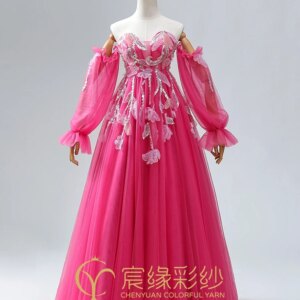 detachable lantern sleeve peach pink fairy medieval dress Renaissance lace Gown queen costume Victorian/Marie Antoinette/ Belle