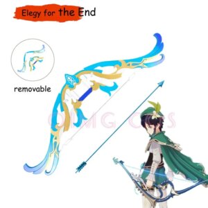 Genshin Impact Ganyu Venti Cosplay Weapon Props Model Elegy for The End