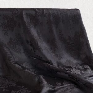 High Quality Real Silk 50Momme Heavy Jacquard Yarn Fabric
