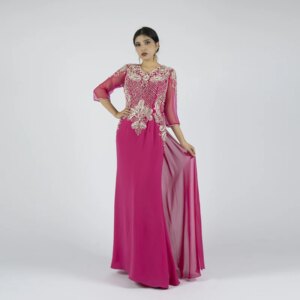 Baisha New Mom Dress Luxury Custom Evening Dress Handmade Beaded Plus Size Mermaid Gown For Special Occasions MM104