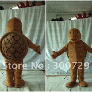 Christmas Brown Turtle Mascot Costume Suits Cosplay Party Game Dress HOT Mascot Costume