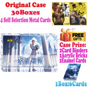 Newest Wholesale U Gu Culture Jujutsu Kaisen Colored Paper JJK Trading Palying Card Anime Gojo Nanami ACG TCG Hobbies Gift