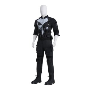 Punisher Cosplay Costume disguise Dare Man Disguise Halloween Carnival Party Outfits