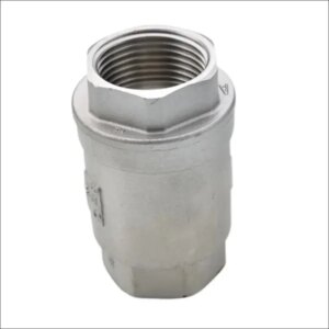 2025.4304 Stainless Steel Vertical Check Valve H12W-16P One-way Check Valve Spring Hard Seal Vertical Check Valve 4 Points