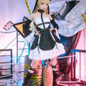 Cos-Mart Game Azur Lane Marie Rose Cosplay Costume Fashion Combat Dress Female Halloween Party Role Play Clothing S-XL