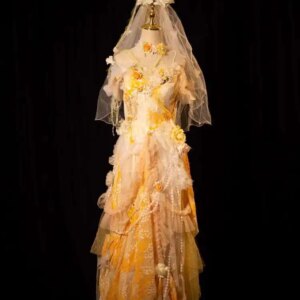 Original Handmade Flower Wedding Dress Yunnan Xinjiang Travel Photography Girl Photography Clothing Internet Celebrity Anchor
