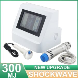 Professional 300MJ Shockwave Therapy Machine Treat Arthritis Massage Relax Muscles ED Treatment 2IN 1 Ultrasonic Instrument