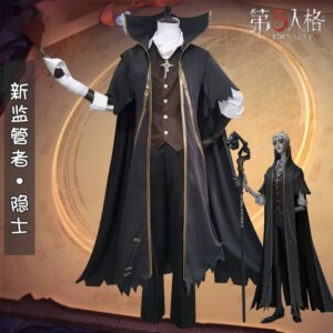 InYOYO Alva Lorenz Hermit Cosplay Costume Identity V Game Suit Handsome Uniform Long Coat Halloween Party Outfit For Men S-XXL N