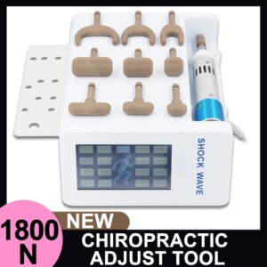 1800N Electric Chiropractic Adjusting Tool Pain Relief Correction Spinal Activation Gun Spine Massage Corrector Body Relax