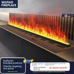 2025 Upgrade Portable 3D Mist Fireplace with Colors Mood Lights Ultra-Lightweight Remote Control Electric Fireplace Vapor Stove