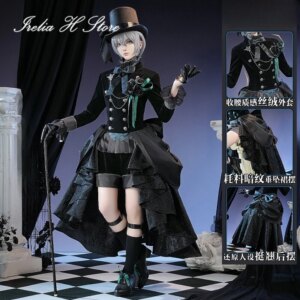 Irelia H Ciel Black Butler Cosplay Costume Anime Game Black Rose Ciel Uniform Suit Halloween Costumes