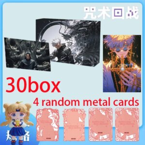 Neon Jujutsu Kaisen Acrylic Colored Paper Pull-off Style Eyeball Expression Poster-themed Anime Character Collectible Cards Gift