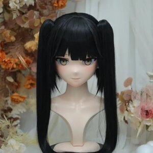 Kigurumi self-set Kigurumi mask full head with lock cosplay head shell props costume anime game