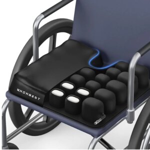 Portable Office Buttock Massage Chair Pad Hip Protection Shockproof Seat Massager Cushion for Wheel Chair