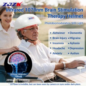 ZJZK 28W Autism Treatment Stroke Therapy 1070nmx280diodes Psychiatric Diseases Post Traumatic Stress Disorder Depression