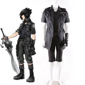 Noctis Lucis Caelum FF15 Prologue Cosplay Costume – Parting Ways Scene Replica