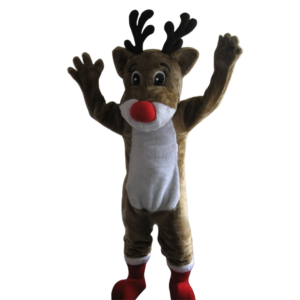 mascot Christmas Rudolph Reindeer mascot costume fancy dress custom fancy costume cosplay theme mascotte carnival costume 803