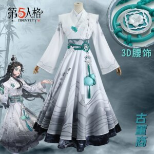 Antique dealer Cosplay Game Identity V cos Ink Painting Rhythm Costume elegant Chinese Style Women Hanfu H