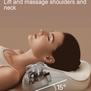 Electric Neck Massager Pillow Infrared Heating Shiatsu Kneading Massager Orthopedic Sleeping Pillows Support Neck Pillow