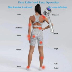 Infrared Body Pain Therapy Laser Device 650nm 808nm Near Infrared Light Therapy Machine Skin Care Stick
