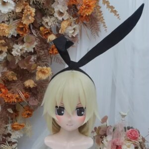 (NFD-21-66)Customize Full Head With Lock Crossdress Doll Female/Girl Japanese Anime Cartoon Character Kig Cosplay Kigurumi Mask