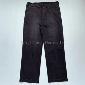 VISVIM WMV WIDE CHINO PANTS CRASH, vandalism, pants