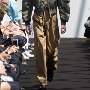 NIGO MR Men’s Brown Straight Suit Pants Vintage Trend High Street Work Pants Cotton Zipper Trousers #NGTOP11235