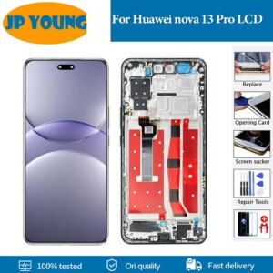 6.76″ OLED For Huawei nova 13 Pro LCD Display Touch Screen Digitizer Assembly For nova 13Pro MIS-AL00 LCD Replacement Parts