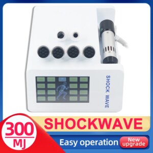 300mj Shock Waves Physiotherapy Equipment Shockwave Therapy Machine Body Massage ED Treatment Plantar Fasciitis