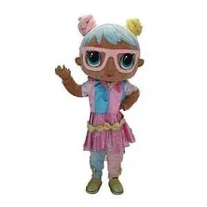 New Adult Halloween Christmas Cute Girl Doll Mascotte Fancy Cartoon Mascot Costume Plush Fancy Dress Mascot Costume