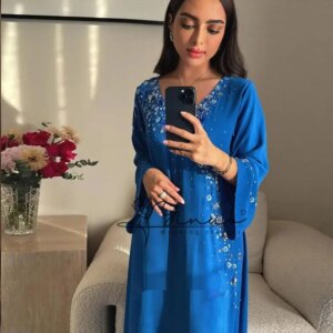 customized  weetheart Sequins Simple Prom Mermaid Beaded Crepe Ruffle Saudi Arabia Sexy Evening Birthday Club Outfits Summer