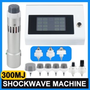 New Shockwave Therapy Machine With 10 Heads Erectile Dysfunction 300MJ Shock Wave Instrument Pain Relief Body Massager