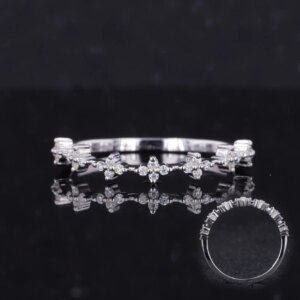 Fine Jewelry 925 Sterling Silver Wedding Rings For Women Wedding Band