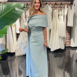 Customized Prom Knitting Pearl Beach Straight Boat Neck Bespoke Occasion Gown Midi Dresses