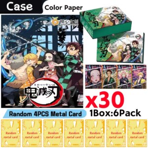 Wholesale Orange Club Demon Slayer Cards Japanese Anime Booster Box Tcg Card Toy Hobbies Gifts