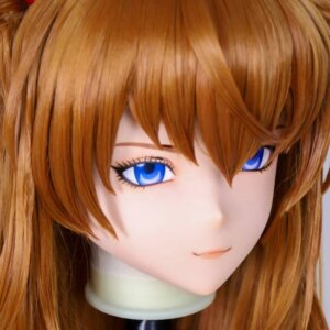 (C-2)Customize Character Resin Full Head With Back Shell Japanese Animego Cosplay Crossdressing Anime Kigurumi Mask With Lock