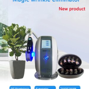 Tight Diamond Finger Micro Current Facial Lifting Machine Wrinkle Removing Ems Facial Massager