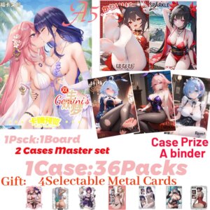New A5 Size Goddess Card Waifu Board Twins Twin Dreams Doujin Booster Box Hobby Game Card Spicy Rare Card LSP SSP SSR Toy